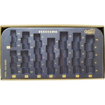  Plastic Desk Coin Case with 8 Number