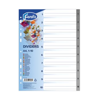 Index Tab A4 1-10 PREMIER  
