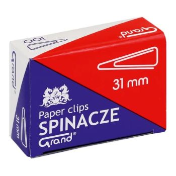 Paper Clip 31mm Triangle  Silver 100pcs