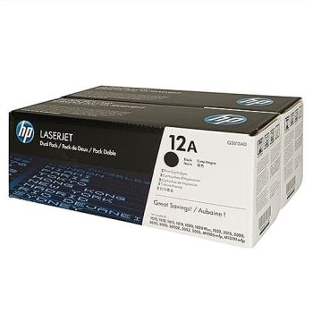 HP LASER TONER 12A 2pieces  - SPECIAL OFFER