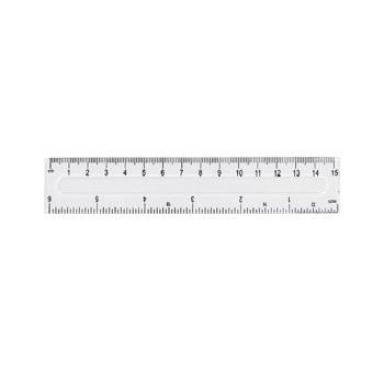 Ruler Plastic 15cm 