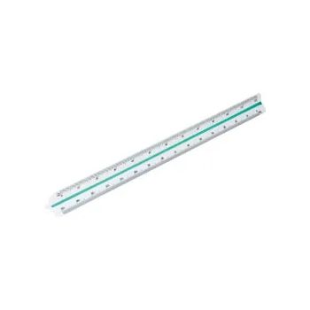Scale ruler triangular engineering 30cm 