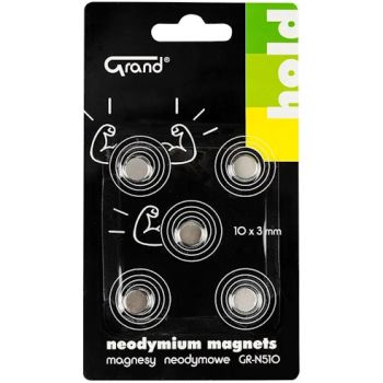 Magnets Neodymium GR-N510 10mm GRAND 5pcs