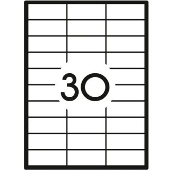Label 70×29,7mm 30/A4 100pcs