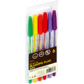 Ball Pen Fluorescent 6pcs