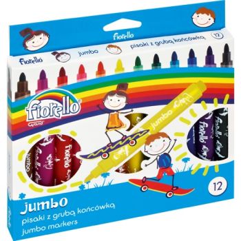 Jumbo  Markers Fiorello 12pcs Set