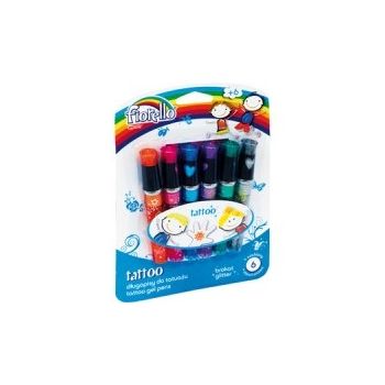 Tattoo Gel Pens Fiorello 6pcs Set 