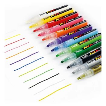 Acrylic Markers 12pcs Set   SPECIAL OFFER