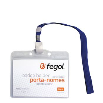 Name Card Badge with Lanrard 68x95mm (soft plastic)