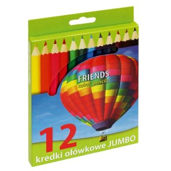 Color pencils 12 colors Jumbo