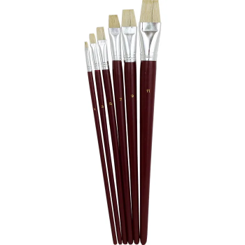 Brushes 685 A oil, flat 6pcs