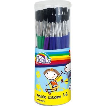 School Brushes Pack 72pcs 1-6  Fiorello