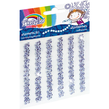 Diamond Shape Stickers - Purple