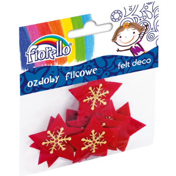 Fabric Christmas Star 10pcs/pack
