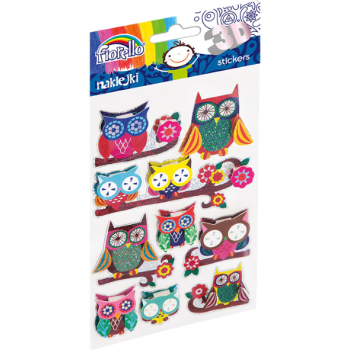 Decor 3D stickers Birds/Owl Fiorello 