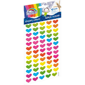 Convex stickers Fiorello GR-NP139 hearts