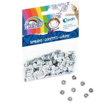 Confetti – sequins Fiorello GR-C14-6S silver