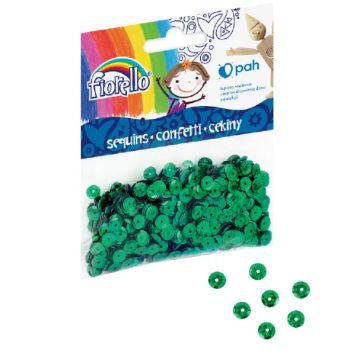 Confetti – sequins Fiorello GR-C14-6G green