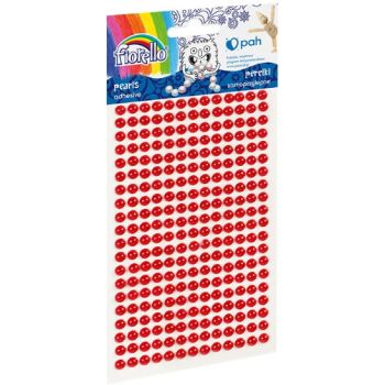Pearl stickers FIORELLO GR-PS162-10 red