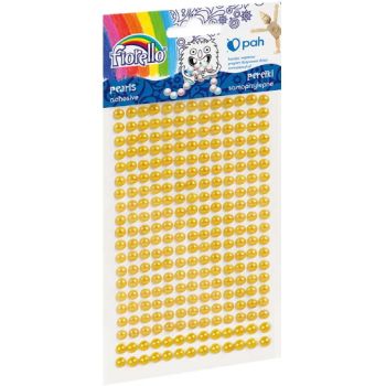 Pearl stickers FIORELLO GR-PS162-10 yellow