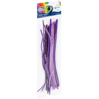  Chenille stems Fiorello 30 cm long, 20 pcs. purple