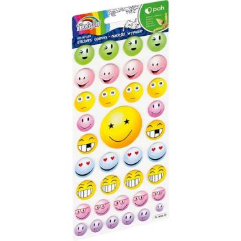 Download JPG Download PDF Card  Convex stickers Fiorello GR-NP153 faces stars