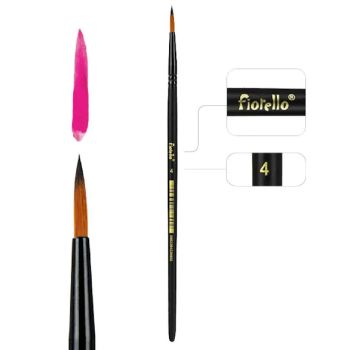 Brushes artistic, nylon bristle -04 FIORELLO
