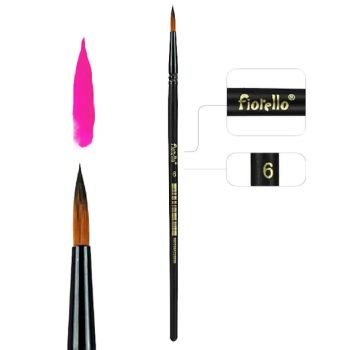 Brushes artistic, nylon bristle -06 FIORELLO