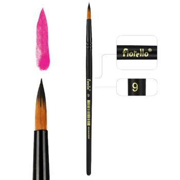 Brushes artistic, nylon bristle -09 FIORELLO