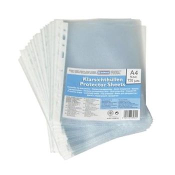 A4 Extra Wide Sheet Protector  125mic  (25pcs)