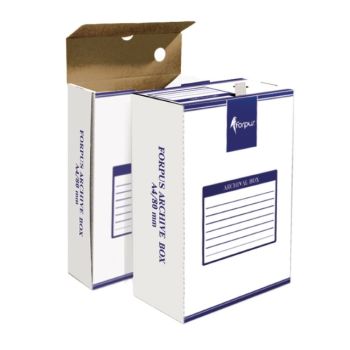 Archive Box White 150mm