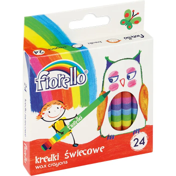 Wax Crayons Fiorello 24pcs 