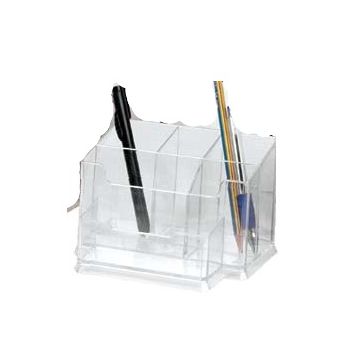 Desk Organiser Acrylic 4 compartments