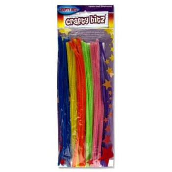 Chenille pipes Assorted Colors 40 pieces