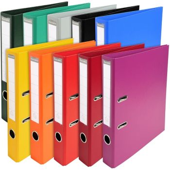A4  Lever Arch File 4cm  (thin back) PVC  - PREMIER  