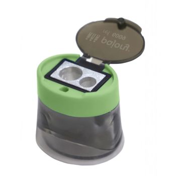 Pencil Sharpener w/Storage Double Hole