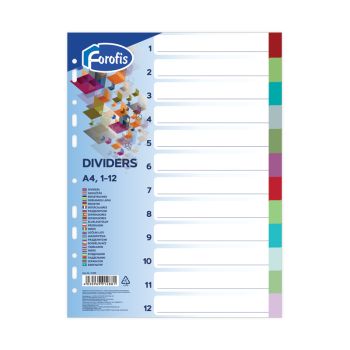 Plastic Divider 12 Colors