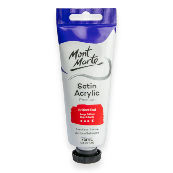 Acrylic Paint 75ml Mont Marte - Brilliant Red
