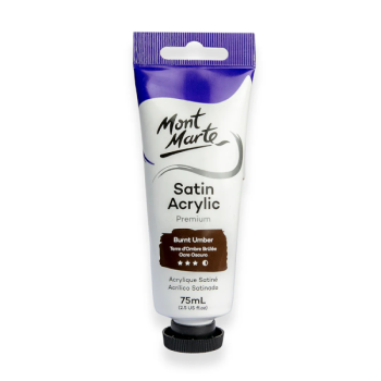 Acrylic Paint 75ml Mont Marte - Burnt Umber