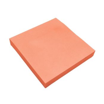 Sticky Note 75x75-  100sheets Orange  Colour