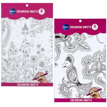 Watercolor sheets 6pcs 