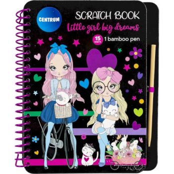 Scratch paper “Little Girl, big Dreams” 210x170x10mm (15 sheets)