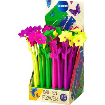 Ball pen FLOWER blue Ink 0.7mm - SPECIAL OFFER