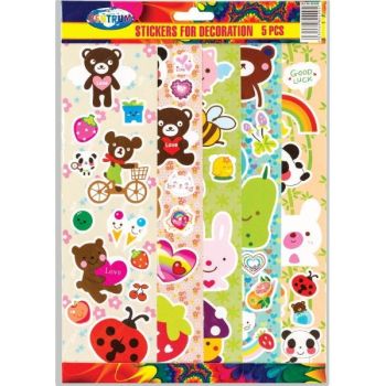 Decoration stickers paper 32x40mm & 20x37mm