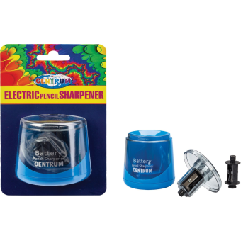 Sharpener plastic electric (blue colour)  - Centrum