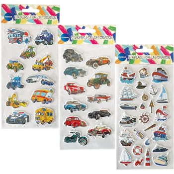 Stickers Puffy 190x100mm