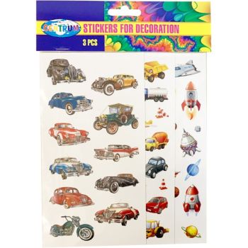 Decoration stickers paper 40x15mm & 10x10mm - Centrum