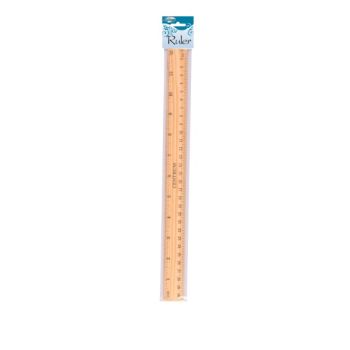 Ruler Wooden 30cm - Centrum