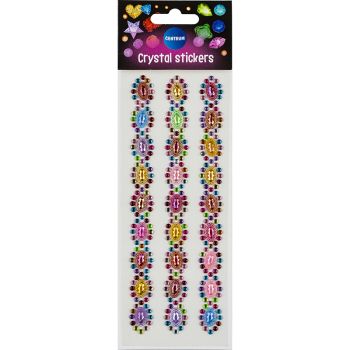 Decoration stickers "CRYSTAL" 17x7cm