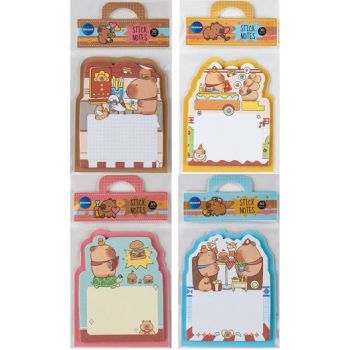 Paper sticky notes 30sh 70x90mm. CAPYBARA 1 Piece